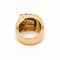 Bague 57 Bague tank en or rosé et or blanc 18 carats avec diamants et rubis 58 Facettes 1.0001420/1