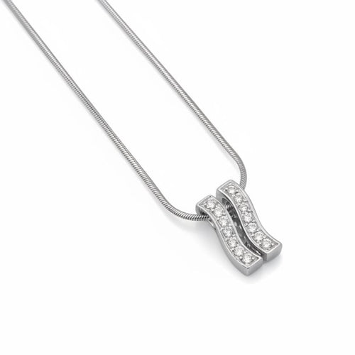 Collier Louis Feraud - Collier en or blanc 18 carats et diamants 58 Facettes 1.0001421/3
