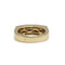 Bague 52.5 Bague bandeau en or jaune 750‰ et diamants 58 Facettes 260123R