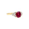 Bague 50 Bague or jaune, rubis et diamants. 58 Facettes 35599