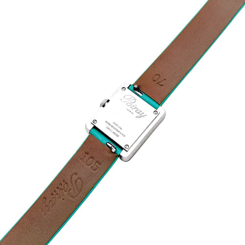 Montre Montre Poiray, "Ma Première Mini", acier, cuir. 58 Facettes 35563
