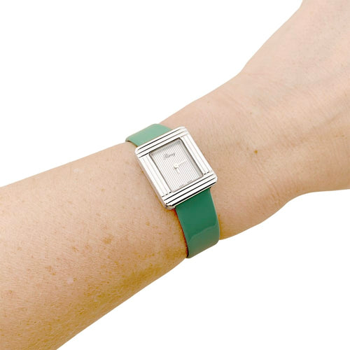 Montre Montre Poiray, "Ma Première Mini", acier, cuir. 58 Facettes 35563