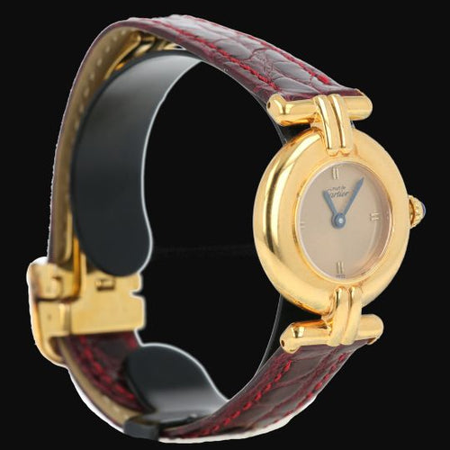 Montre Cartier Montre Colisée Must De Cartier Vermeil 58 Facettes MT45989