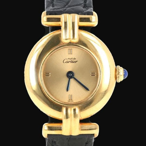 Montre Cartier Montre Colisée Must De Cartier Vermeil 58 Facettes MT46010
