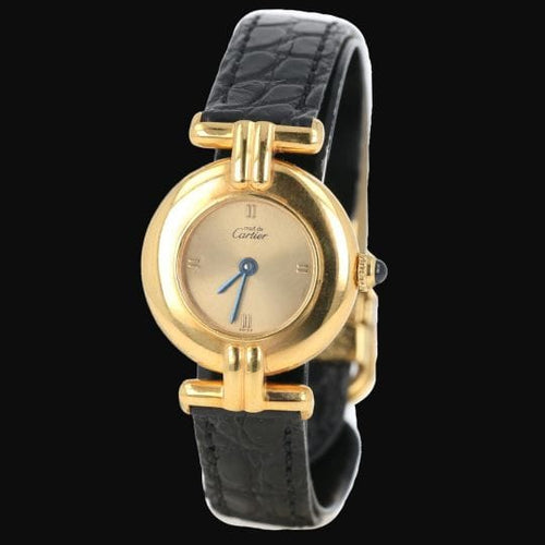 Montre Cartier Montre Colisée Must De Cartier Vermeil 58 Facettes MT46010