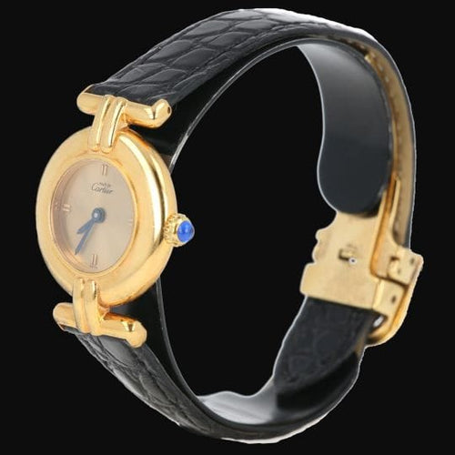 Montre Cartier Montre Colisée Must De Cartier Vermeil 58 Facettes MT46010