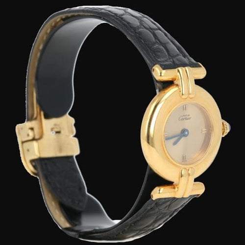 Montre Cartier Montre Colisée Must De Cartier Vermeil 58 Facettes MT46010