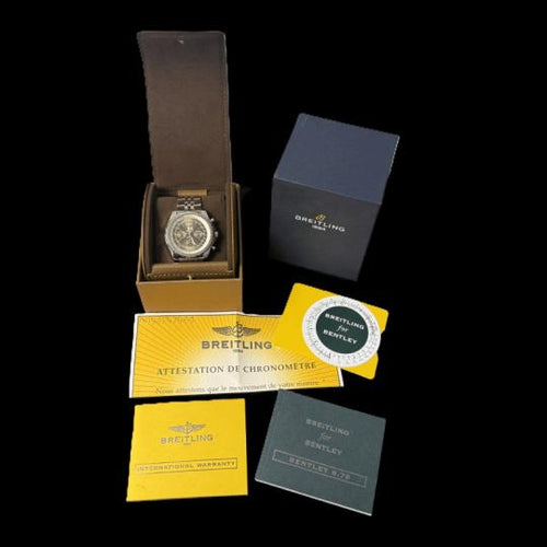 Montre Breitling Bentley 6.75 - Montre homme automatique en acier 58 Facettes MT46193