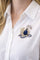 Broche Broche cygne en or jaune 18 carats, diamants et saphirs 58 Facettes broche-0032