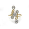 Bague 53 Bague en or jaune 750 sertie de diamants taille ancienne 58 Facettes 1351