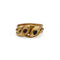 Bague 63 Bague serpent ancienne en or jaune 750 avec rubis et saphir 58 Facettes 1358