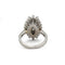 Bague 50 Bague contemporaine en or blanc 750 avec diamants marquise et baguette 58 Facettes 1367