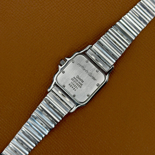 Montre Cartier Santos Galbée - Montre en acier et or jaune 58 Facettes 041