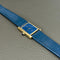 Montre Cartier Tank Must Vermeil GM - Montre à cadran bleu lapis 58 Facettes 015