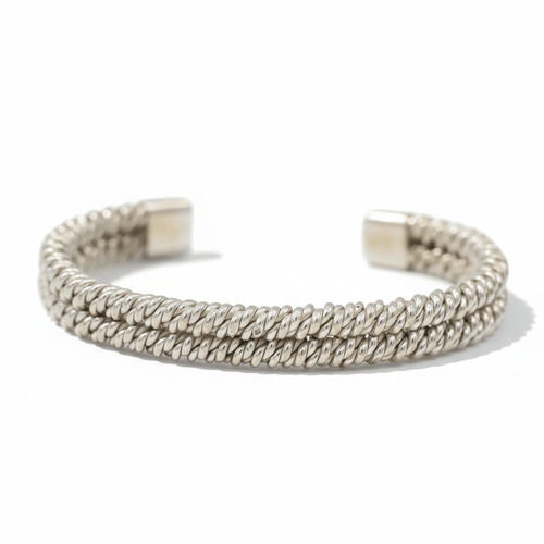 Bracelet Hermès - Bracelet en argent signé Lucien Vachey 58 Facettes 1.0000900/2