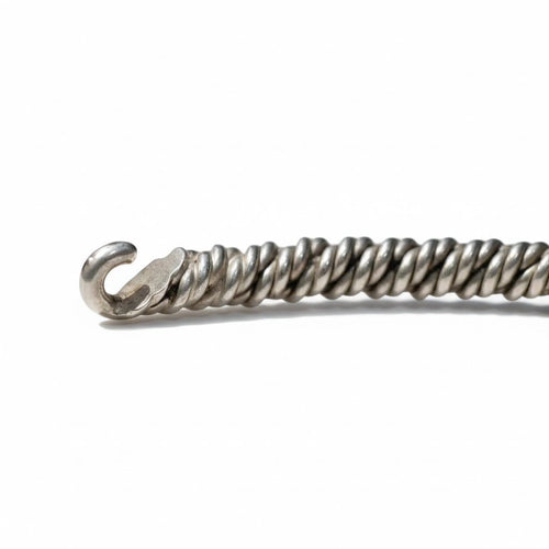 Collier Hermès - Collier vintage en argent à deux anneaux entrelacés 58 Facettes 1.0000900/1