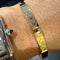 Bracelet Hermès Kelly - Bracelet petit modèle en or rose et diamants 58 Facettes 1.0000733/1