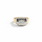 Bague 54 Art déco - Bague en or jaune et blanc 18 carats avec diamant 0,50 ct 58 Facettes 1.0001397/1