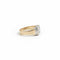 Bague 54 Art déco - Bague en or jaune et blanc 18 carats avec diamant 0,50 ct 58 Facettes 1.0001397/1