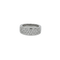 Bague 54 Bague jonc en or blanc 18 carats pavée de diamants 58 Facettes 1.0001143/1