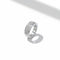 Bague 54 Bague jonc en or blanc 18 carats pavée de diamants 58 Facettes 1.0001143/1