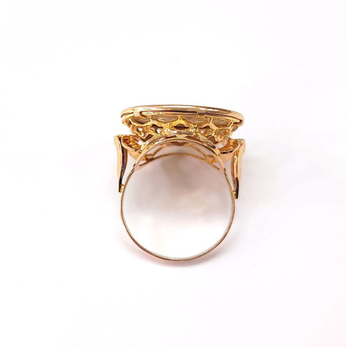 Bague 53 Bague pièce Napoléon 10F en or 18K 58 Facettes Bague pièce Napoleon