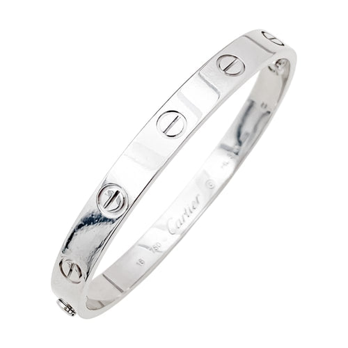 Bracelet Bracelet Cartier, "Love" or blanc. 58 Facettes 35623