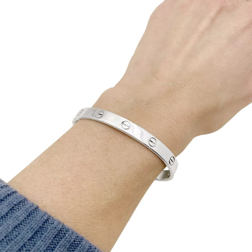 Bracelet Bracelet Cartier, "Love" or blanc. 58 Facettes 35623
