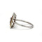 Bague 56 Bague Art déco en platine avec diamants et rubis calibrés 58 Facettes 1386