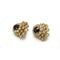Boucles d'oreilles Boucles d’oreilles mobiles en or jaune 750, diamants et saphirs 58 Facettes 1360