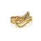 Bague 66 Bague serpent ancienne en or jaune 18K et diamant taille ancienne 58 Facettes 1389