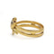 Bague 66 Bague serpent ancienne en or jaune 18K et diamant taille ancienne 58 Facettes 1389