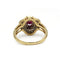 Bague 54 Bague en or jaune 750 avec diamants baguette et rubis 58 Facettes 1379