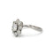 Bague 52 Bague marguerite en platine et diamants 58 Facettes 1375