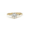 Bague 58 Solitaire - Bague en or jaune 750 avec diamant 1,20 ct 58 Facettes 1376