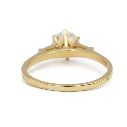 Bague 58 Solitaire - Bague en or jaune 750 avec diamant 1,20 ct 58 Facettes 1376