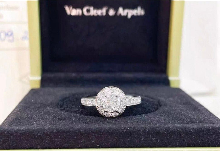 Bague 51 Van Cleef & Arpels Icône - Bague diamant 0,5 ct 58 Facettes Jnci16