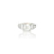 Bague 50 Bague Art déco en or blanc 18K avec diamants 58 Facettes