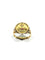 Bague 56 Augis - Bague en or jaune 18 carats, diamant et rubis synthétiques 58 Facettes id: 1753504