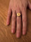 Bague 56 Augis - Bague en or jaune 18 carats, diamant et rubis synthétiques 58 Facettes id: 1753504
