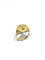 Bague 56 Augis - Bague en or jaune 18 carats, diamant et rubis synthétiques 58 Facettes id: 1753504