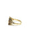 Bague 56 Augis - Bague en or jaune 18 carats, diamant et rubis synthétiques 58 Facettes id: 1753504