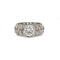 Bague 55 Bague bandeau en or blanc 750 et diamants 58 Facettes 1371