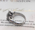 Bague 49 Harry Winston Classic - Bague en platine sertie d’un diamant 3,04 ct 58 Facettes Jnci20
