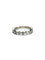 Bague 52 Alliance demi-tour en or blanc 18 carats et diamants 58 Facettes id: 1753513