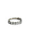 Bague 52 Alliance demi-tour en or blanc 18 carats et diamants 58 Facettes id: 1753513