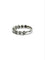 Bague 52 Alliance demi-tour en or blanc 18 carats et diamants 58 Facettes id: 1753513