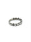 Bague 52 Alliance demi-tour en or blanc 18 carats et diamants 58 Facettes id: 1753513
