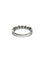 Bague 52 Alliance demi-tour en or blanc 18 carats et diamants 58 Facettes id: 1753513