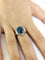Bague 59 Bague intaille « Cerf » en or blanc 18 carats et agate bleue 58 Facettes id: 1753520